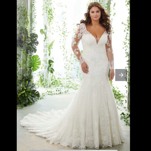 Mori Lee Madeline Gardner Paola Wedding Dress Style #3251 - Picture 1 of 10